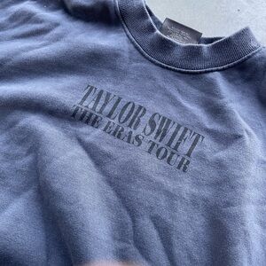 Taylor Swift Eras Tour blue concert sweatshirt

-Size Small